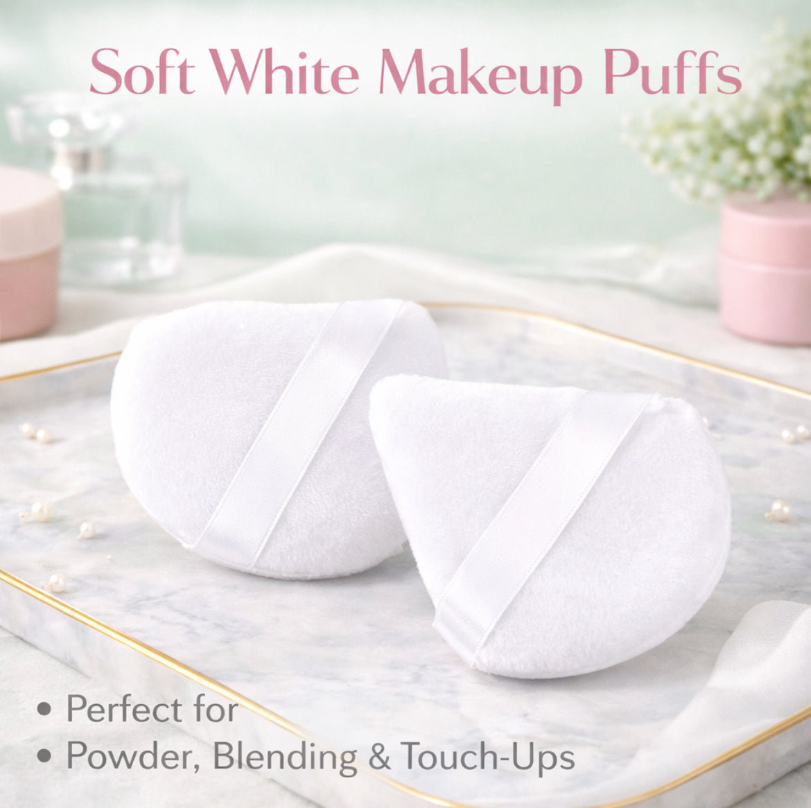Soft Velvet Makeup Puffs