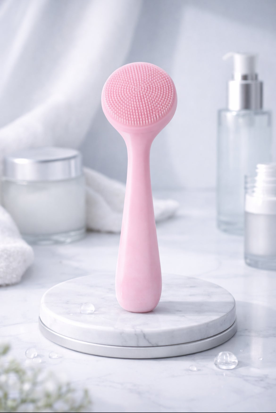 Silicone Facial Cleansing Brushes Set - Makeup Remover, Blackhead Removal