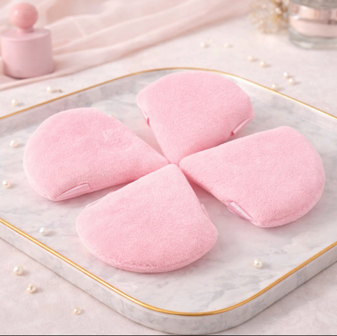 Soft Velvet Makeup Puffs