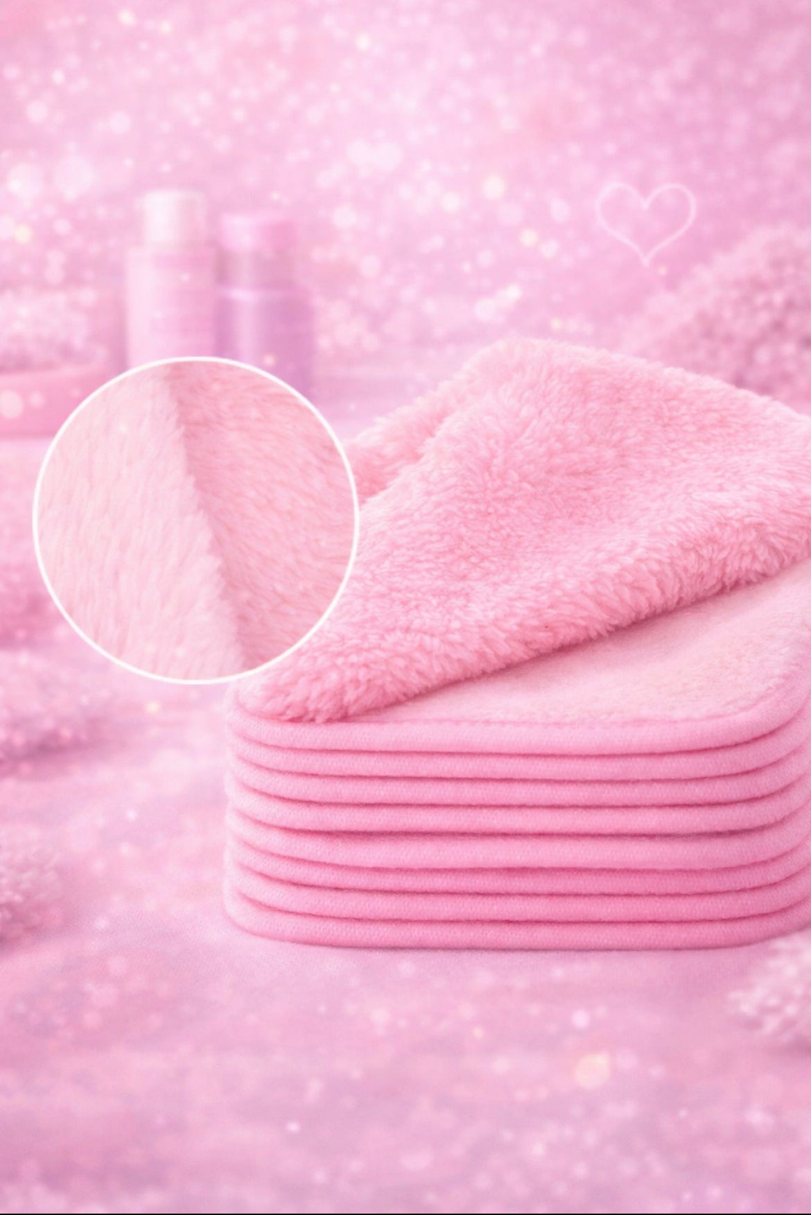 Soft Makeup Remover Cloths - 5pcs