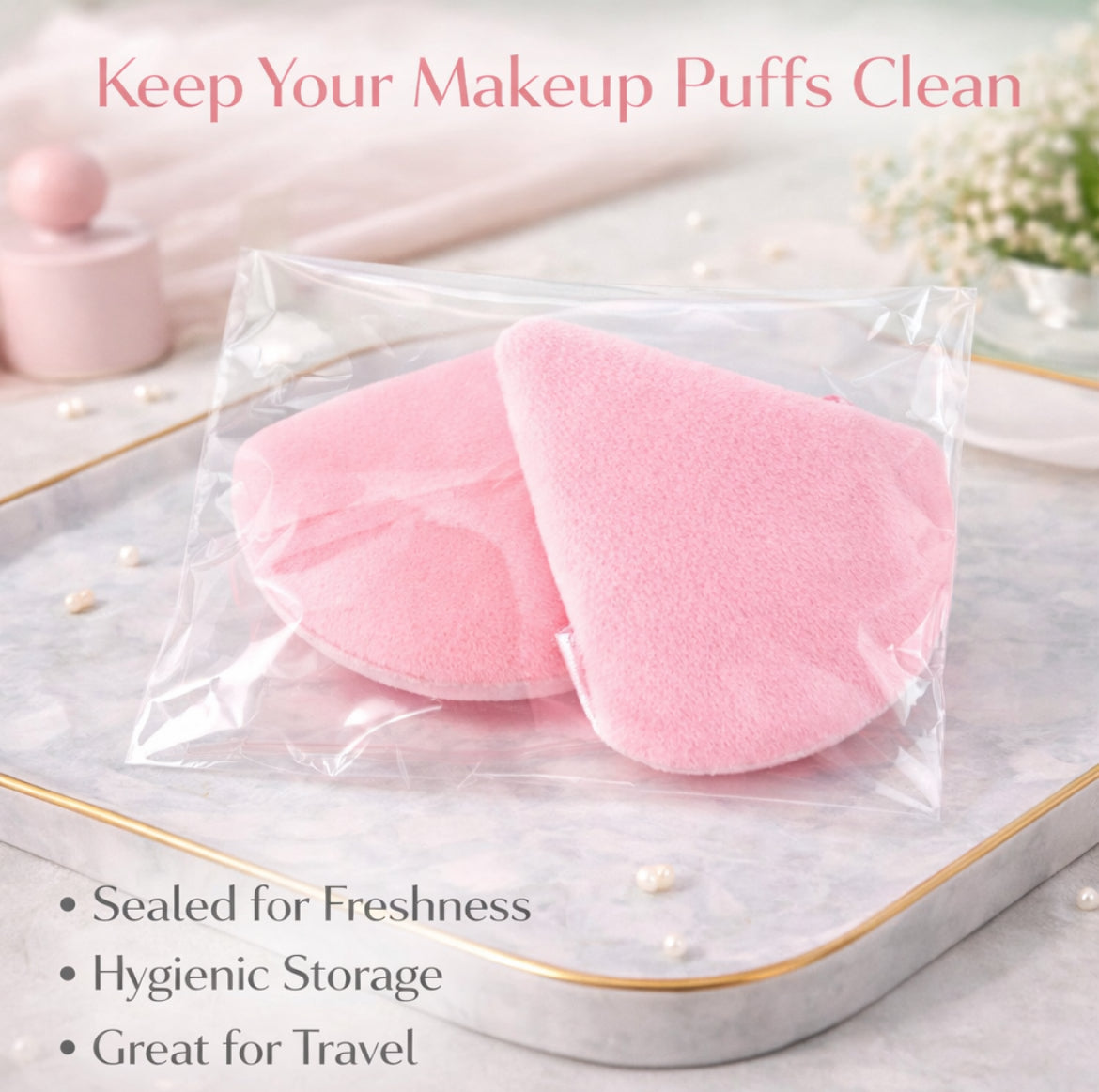 Soft Velvet Makeup Puffs