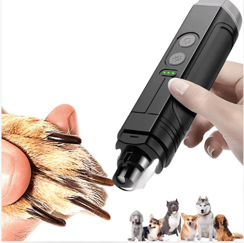 Rechargeable Lighted Dog Nail Grinder