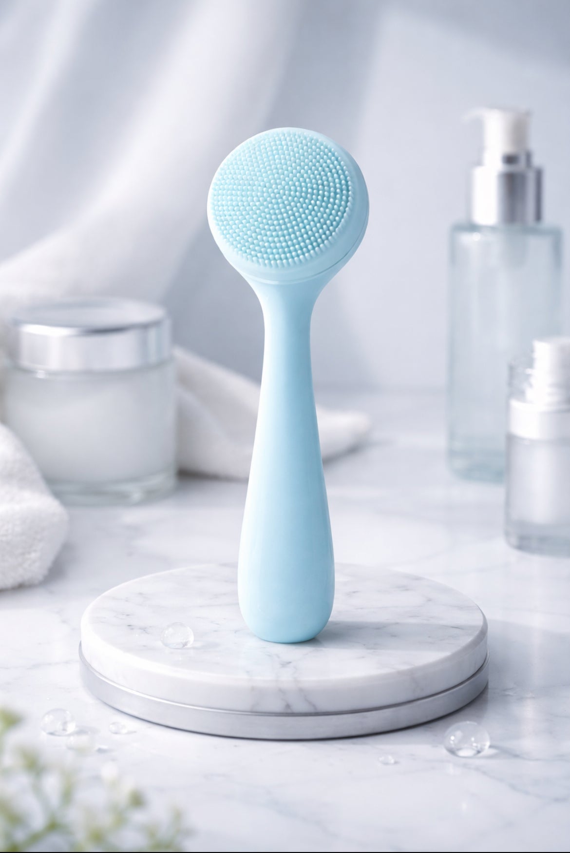 Silicone Facial Cleansing Brushes Set - Makeup Remover, Blackhead Removal